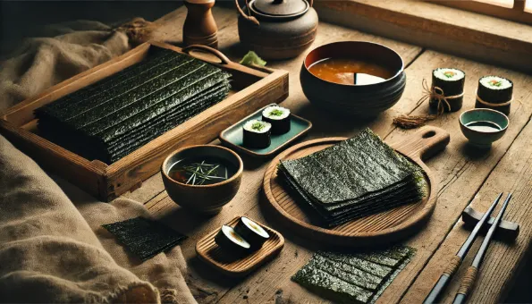 Nori (Seaweed): Mineral-Rich Sheets for Sushi, Snacks, and Soups