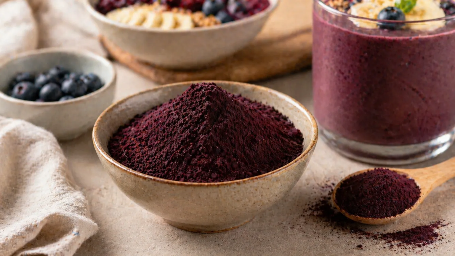 Açaí Powder: Superfood Rich in Antioxidants and Healthy Fats