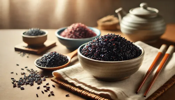 Crna ljepljiva riža: nutritivna i aromatična azijska riža