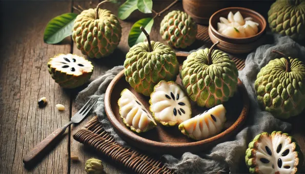 Sugar Apple (Custard Apple): Sweet, Creamy Fruit Rich in Vitamin C