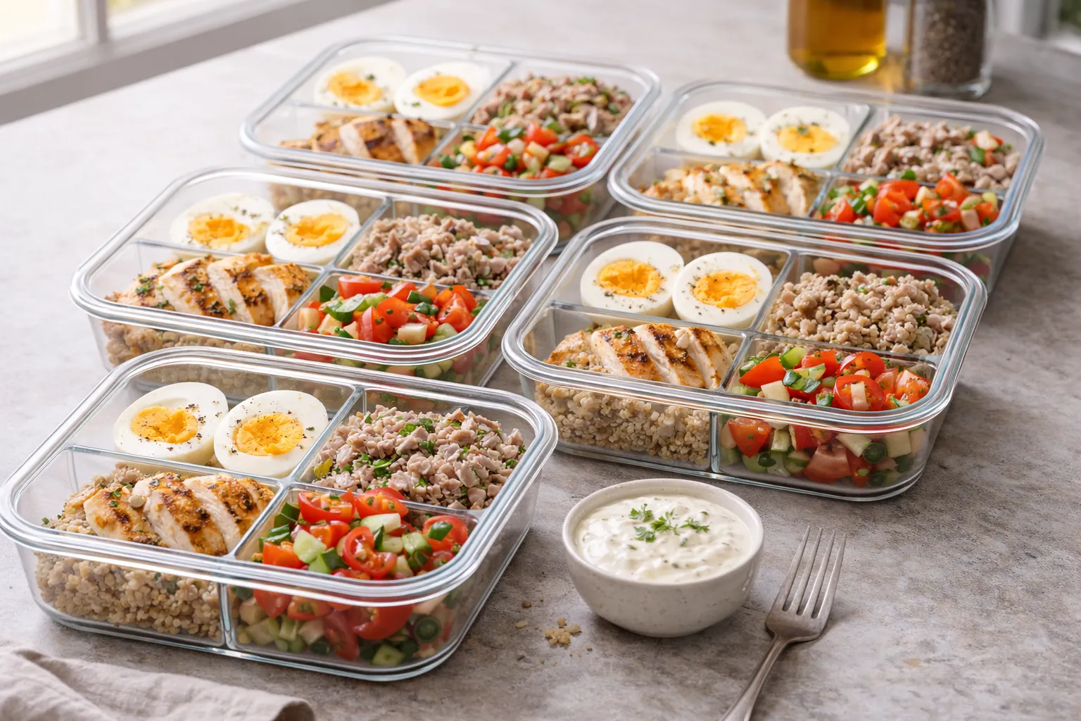 Meal prep za 60 minuta: baza za 5 dana