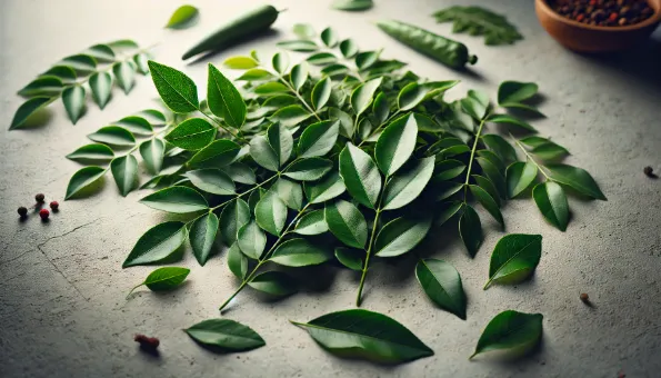 Folhas de curry: aroma e benefícios digestivos