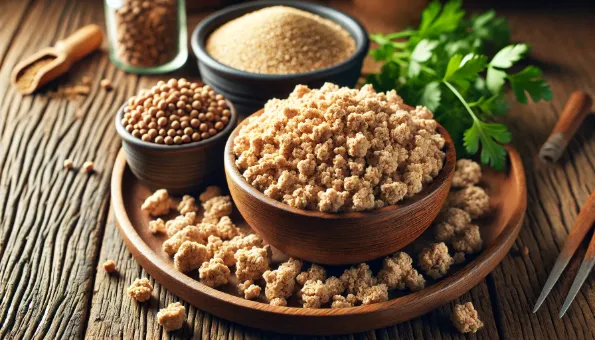 TVP: 50 % Protein, 0 % Fett – Sojagranulat als Fleischersatz