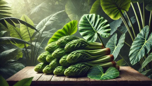 Taro listovi: hranljivo tropsko zeleno povrće