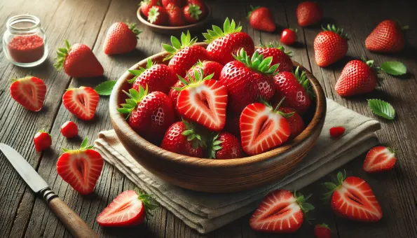 Fraises: riches en vitamine C et antioxydants