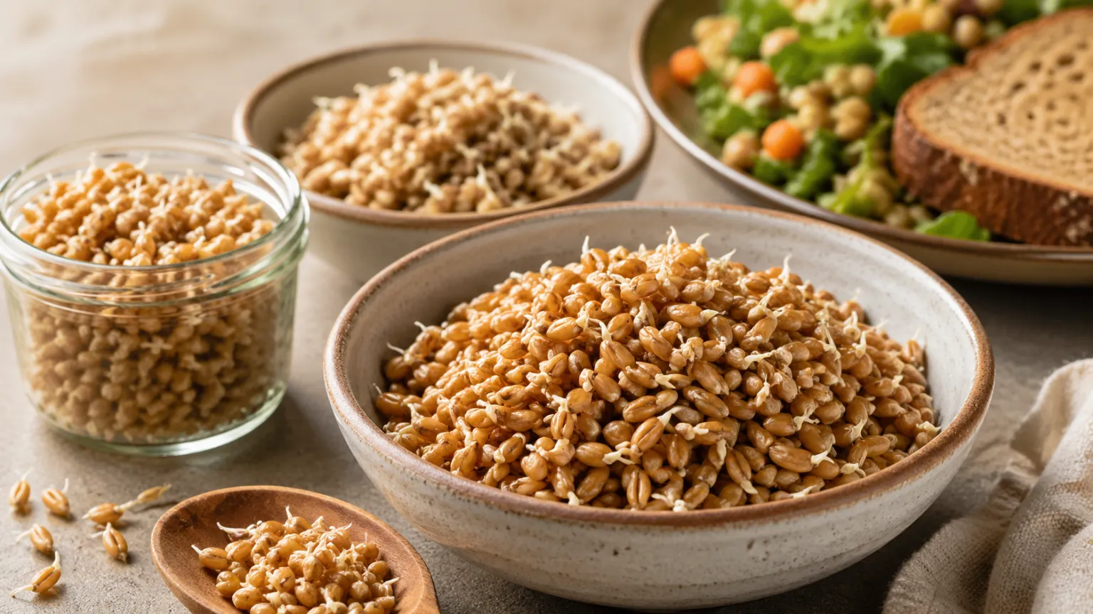 Sprouted Grains: Nutrition, Calories, Benefits & Uses