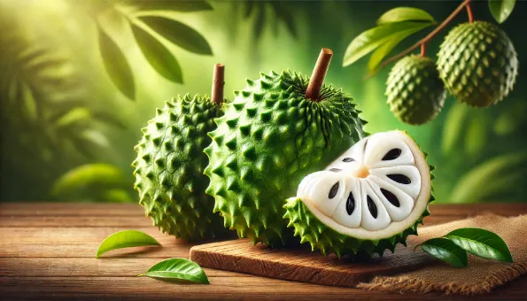 Graviola (Soursop): tropische Frucht mit Antioxidantien