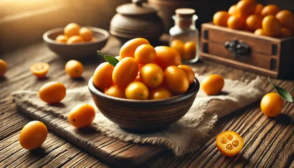 الكمكوات: ثمار حمضية صغيرة تؤكل كاملة