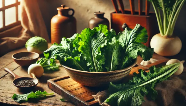 أوراق اللفت: خضار ورقية غنية بالفيتامينات