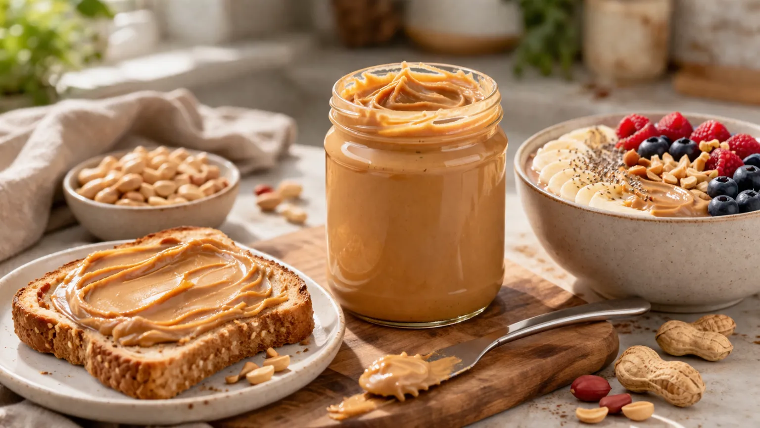 Peanut Butter: Creamy Plant Protein, Healthy Fats & Micronutrient-Dense Spread