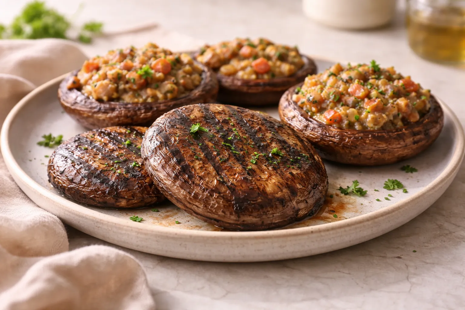 Funghi portobello: umami e consistenza ‘meaty’
