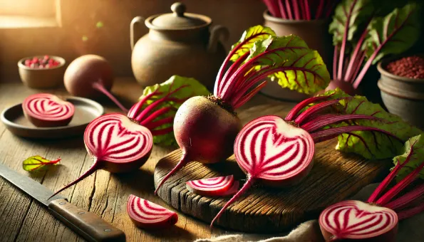 Chioggia-Rote Bete: Ringelmuster mit mild-süßem Aroma