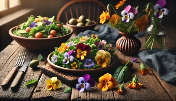 Edible Flowers: Color, Aroma, and Subtle Nutrition on the Plate