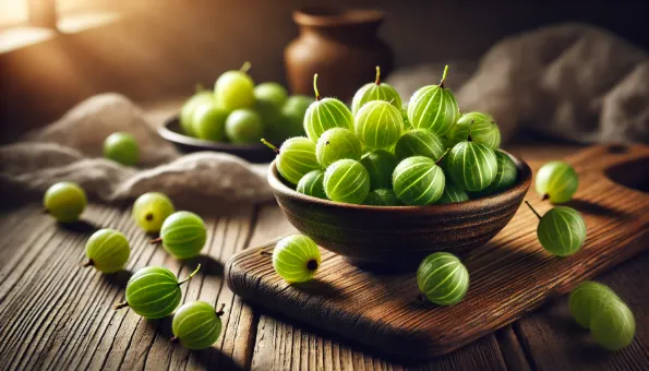 Groseilles à maquereau (gooseberries) : acidulées et polyvalentes