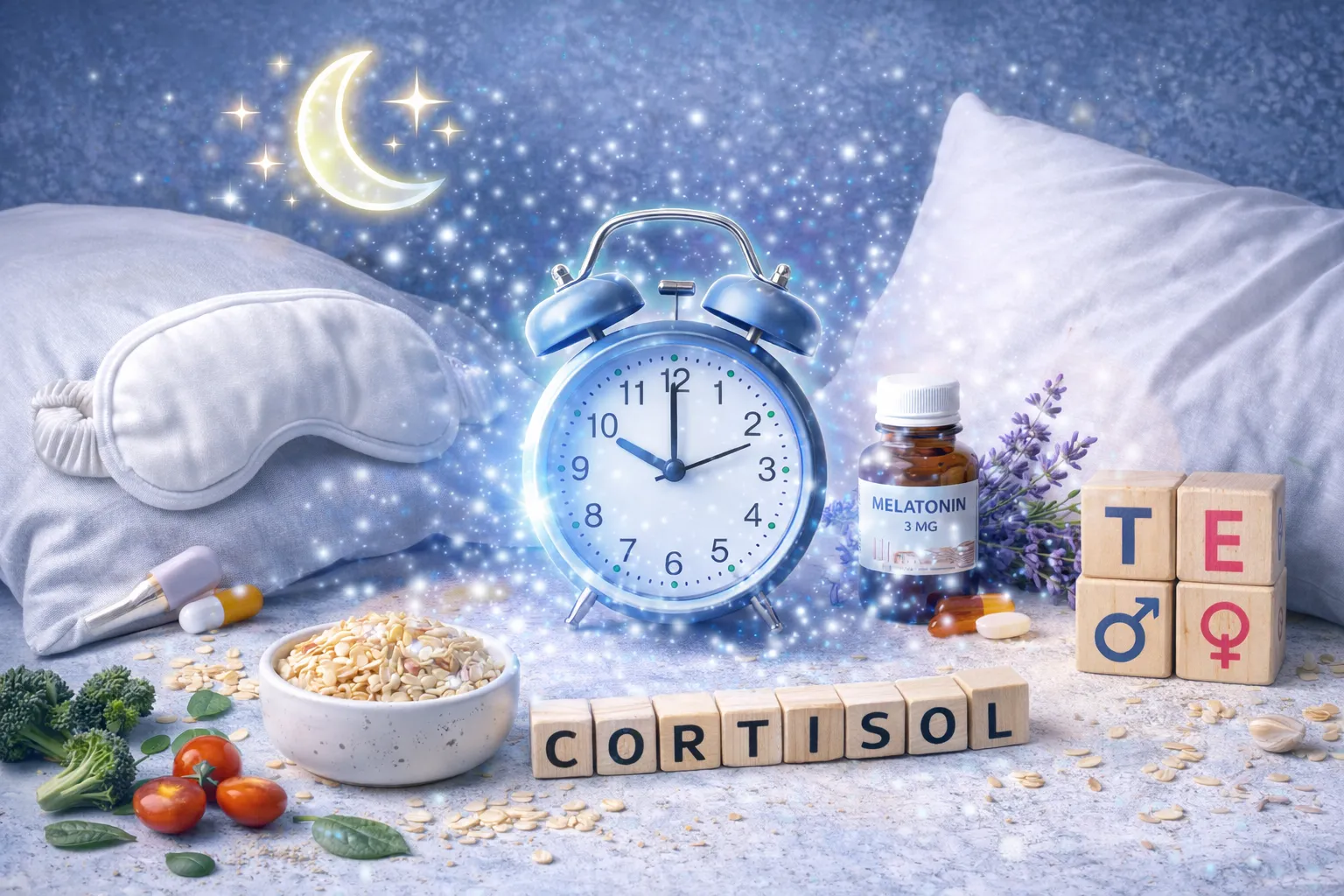 Cortisol, Schlaf & Hormone ab 40: ein Abend‑Protokoll für ruhigere Immunität