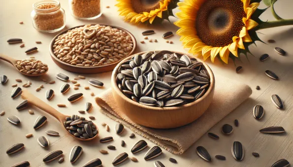 Semi di girasole: ricchi di grassi sani e vitamina E