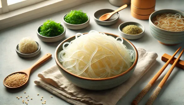 Nouilles de varech: alternative sans gluten et faible en calories