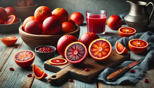 Blutorangen: Vitamin‑C‑reiche Zitrusfrucht mit Anthocyanen