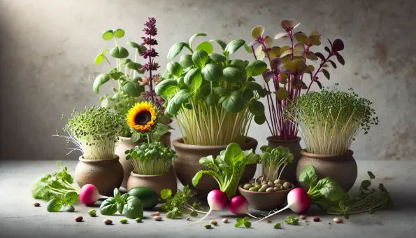 Micro-pousses : concentré de vitamines et d’antioxydants