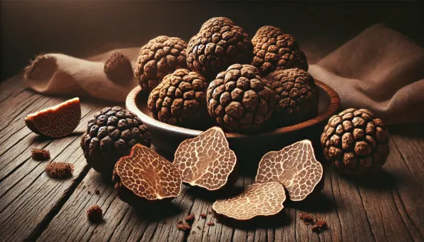 Truffes: champignons rares riches en protéines et antioxydants