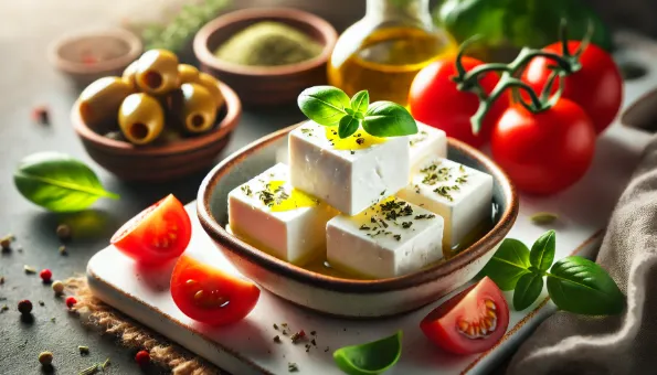 Beyaz peynir (feta): kalsiyum ve probiyotik açısından zengin Yunan peyniri