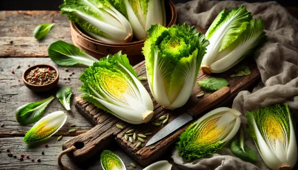 Endive: 17 kcal, 3.1 g Fiber & 231 µg Vitamin K per 100 g Raw