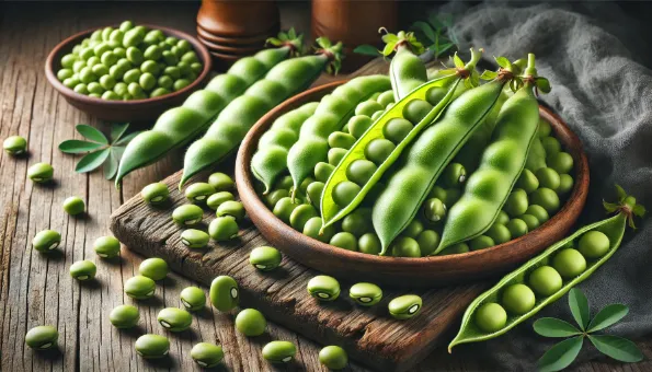الفول (Fava): بروتين نباتي غني بحمض الفوليك