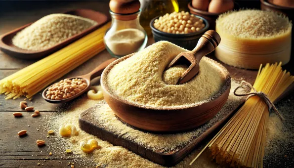 Semolina: Coarse Durum Wheat Flour for Pasta, Couscous, Breads & Desserts