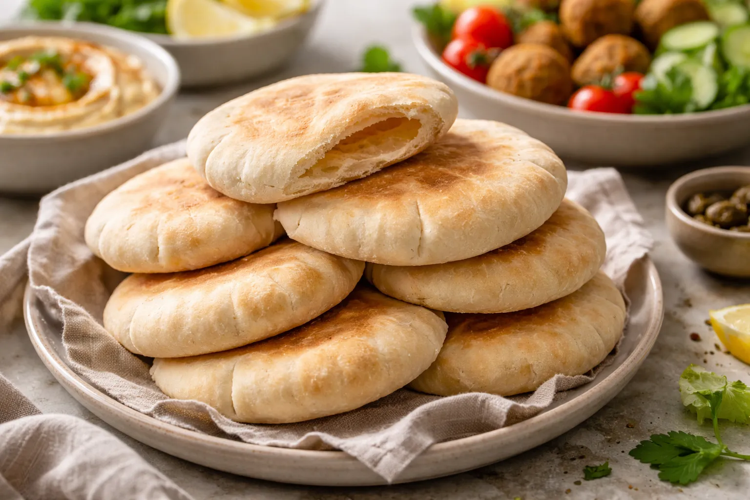 Pan de pita: bolsillo de carbohidratos complejos