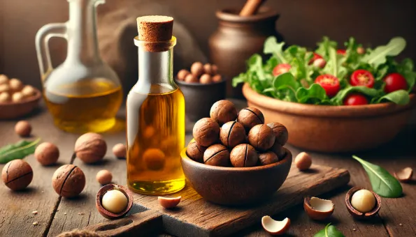 Macadamia Oil: Heart-Healthy, Heat-Stable Nut Oil