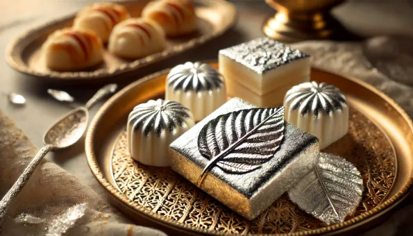 Yenilebilir gümüş yaprak: lüks ve geleneksel süsleme