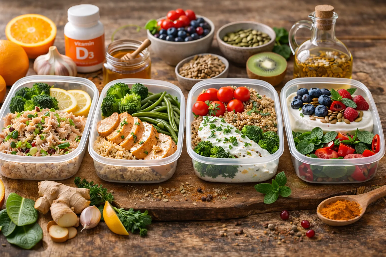 Meal Prep for Immunity: A 60‑Minute Plan That Covers 3 Days (3+1 System)