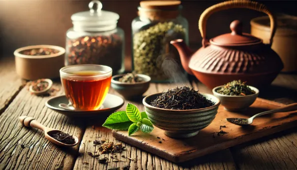 Tea Leaves: Antioxidants, Caffeine & L-Theanine