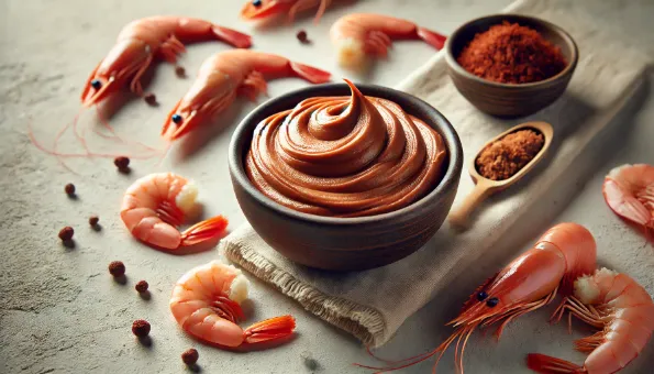 Pasta de camarão: rica em sabor umami e proteínas