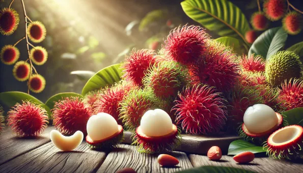 Rambutan: Exotic Tropical Fruit Rich in Vitamin C and Antioxidants