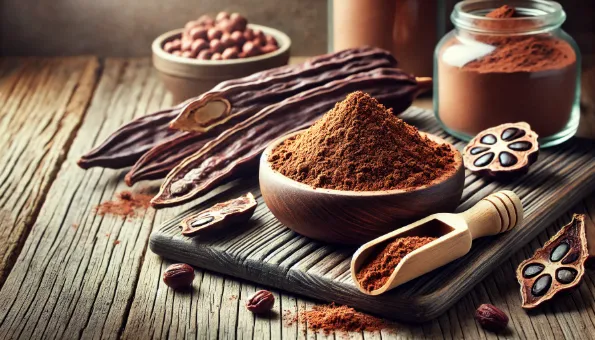 Carob Powder: Caffeine-Free Cocoa Alternative Rich in Fiber, Natural Sweetness & Polyphenols