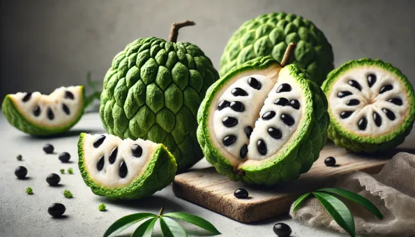 شريمويا: فاكهة استوائية كريمية غنية بفيتامين C