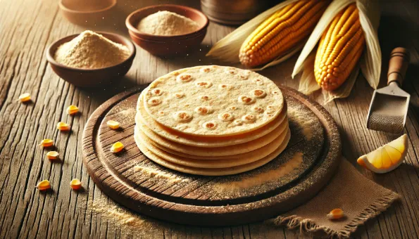 Tortilla de maïs : 60 kcal & 40 mg Ca par disque