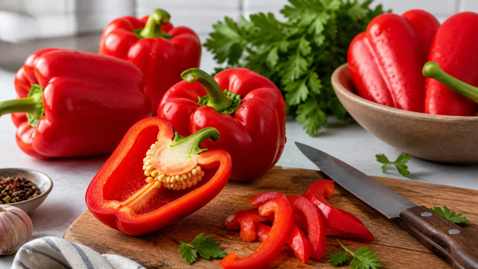 Red Bell Pepper: Sweet, Colorful, and Packed with Vitamin C