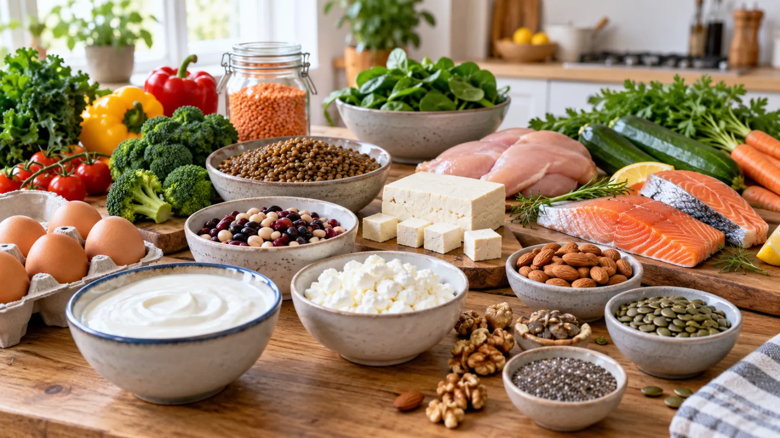 Die besten proteinreichen Lebensmittel für den Alltag