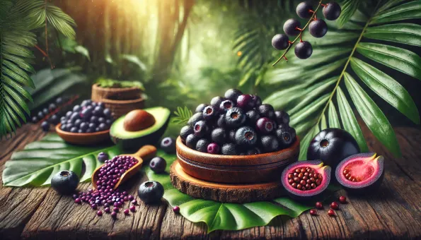 Açaí Berries: Deep-Purple Amazon Fruit Packed with Anthocyanins, Fiber & Heart-Healthy Fats