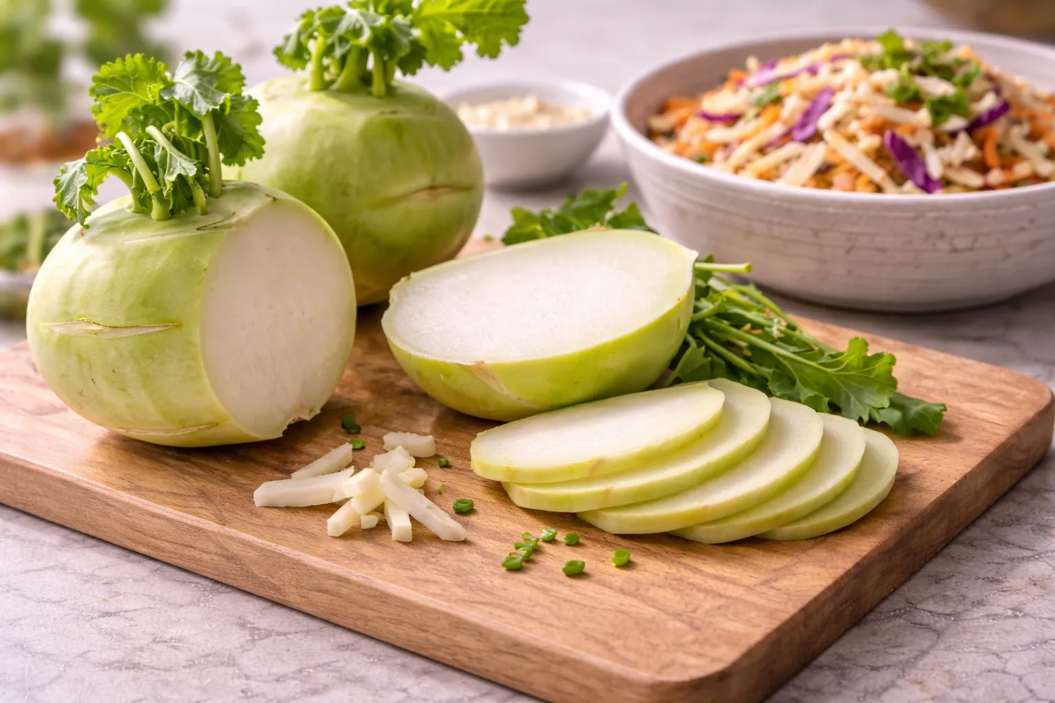 Kohlrabi: Crisp, Mildly Sweet Crucifer
