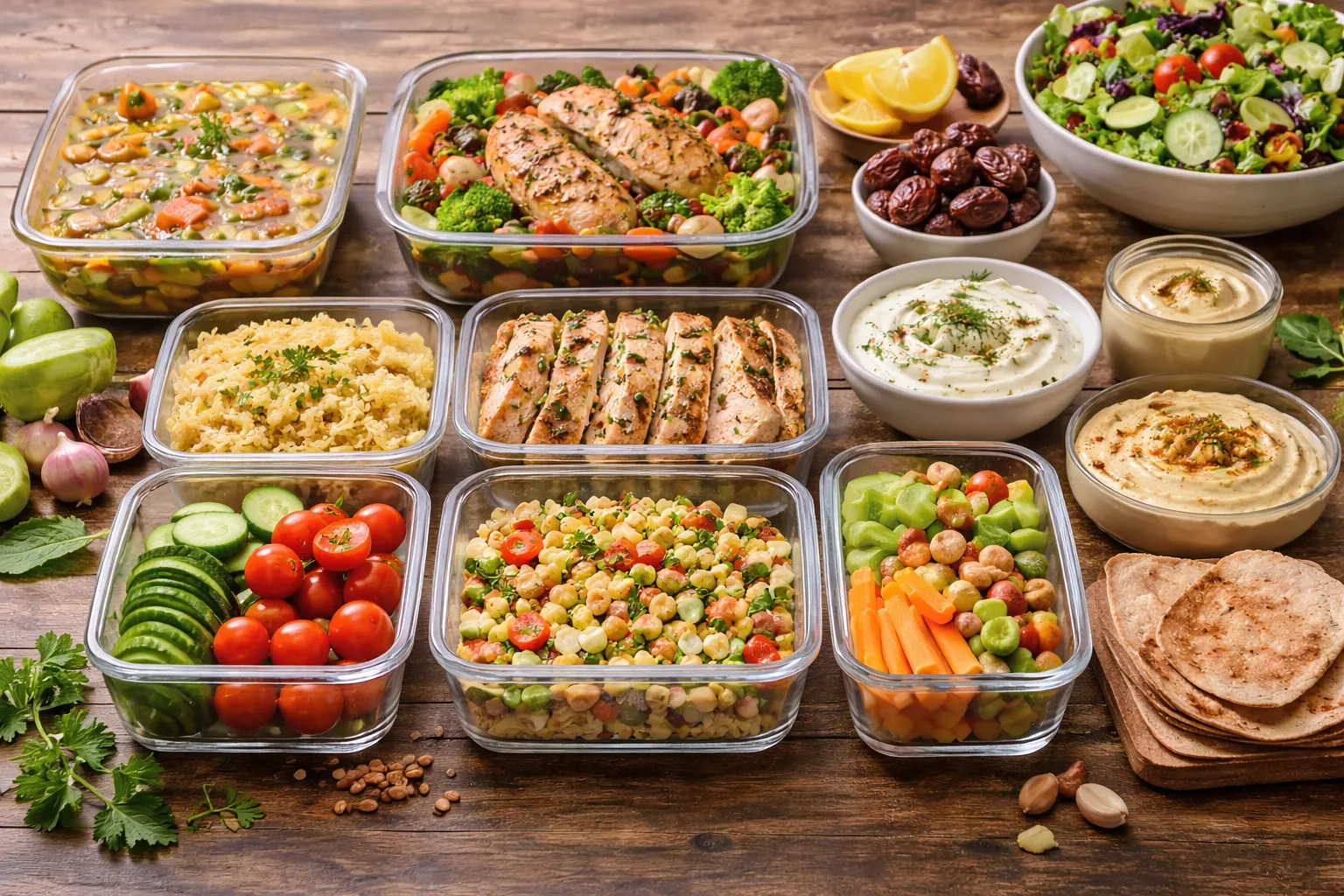 Ramazan için Meal Prep: 90 dakika