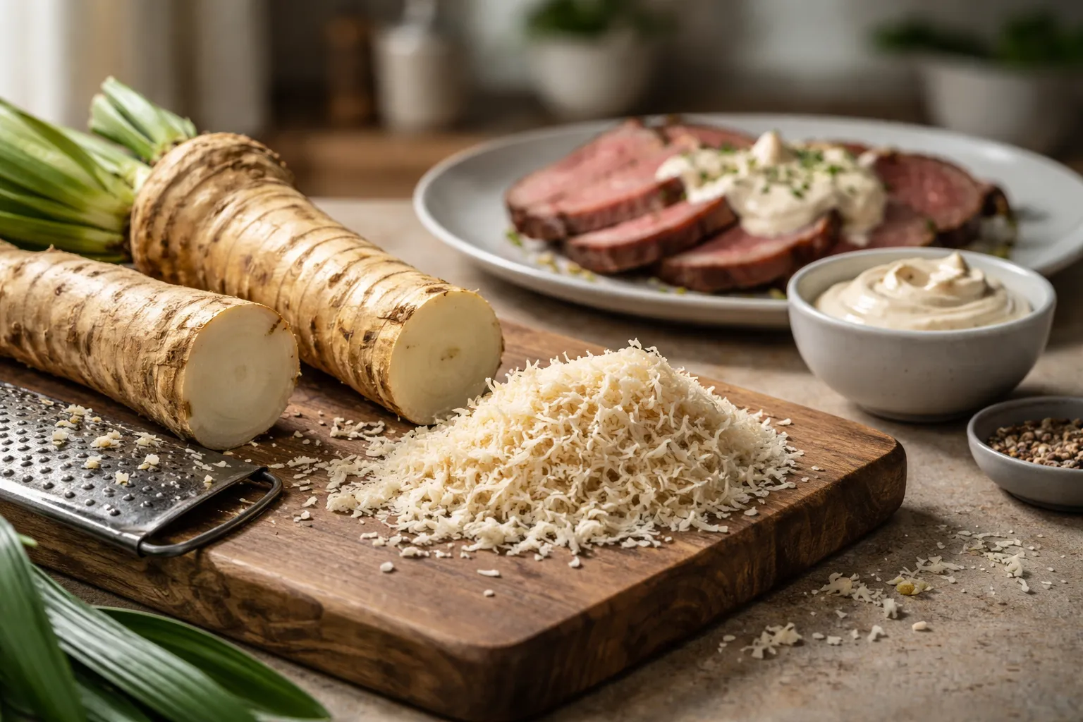 Horseradish: Pungent Brassica Root Rich in Sulfur Compounds (Glucosinolates) & Flavor Power