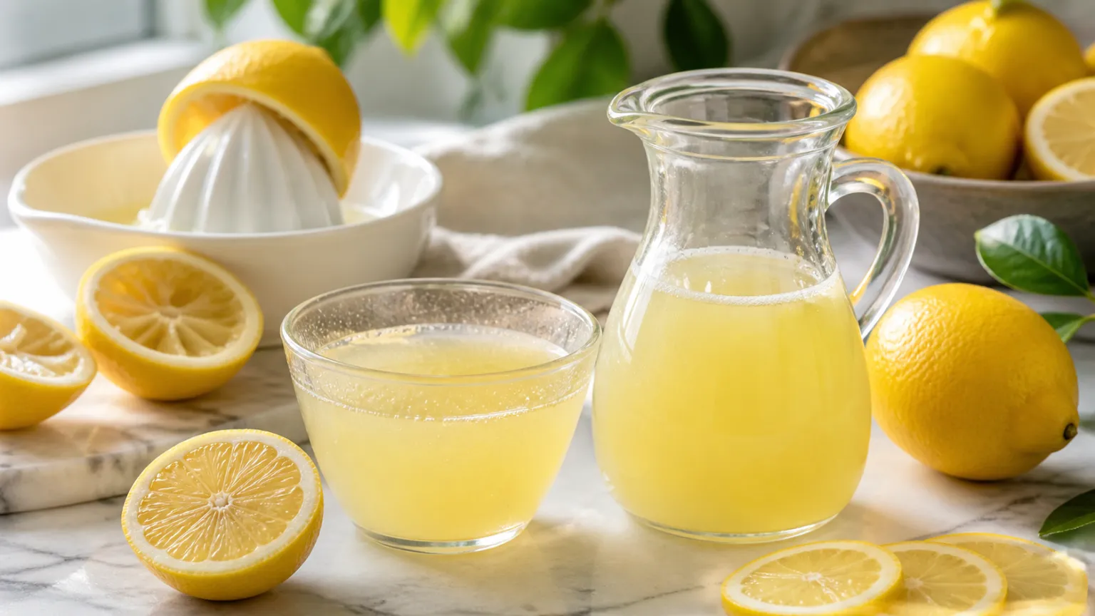 Succo di limone: fresco e ricco di vitamina C