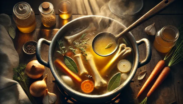 Bone Broth: Slow-Simmered Collagen-Rich Stock