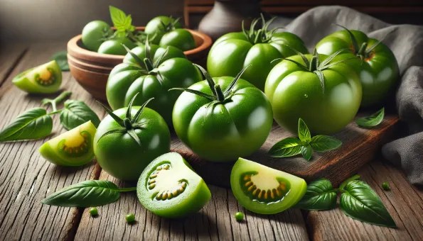 Green Tomatoes: Tangy, Firm & Rich in Vitamin C and Antioxidants