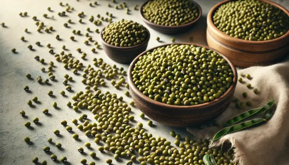 Feijão mungo: rico em proteínas vegetais e fibras