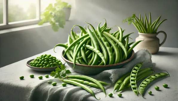 Haricots verts: riches en fibres et en vitamines