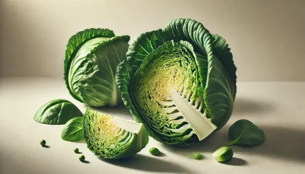 Chou : légume riche en fibres et en vitamine C